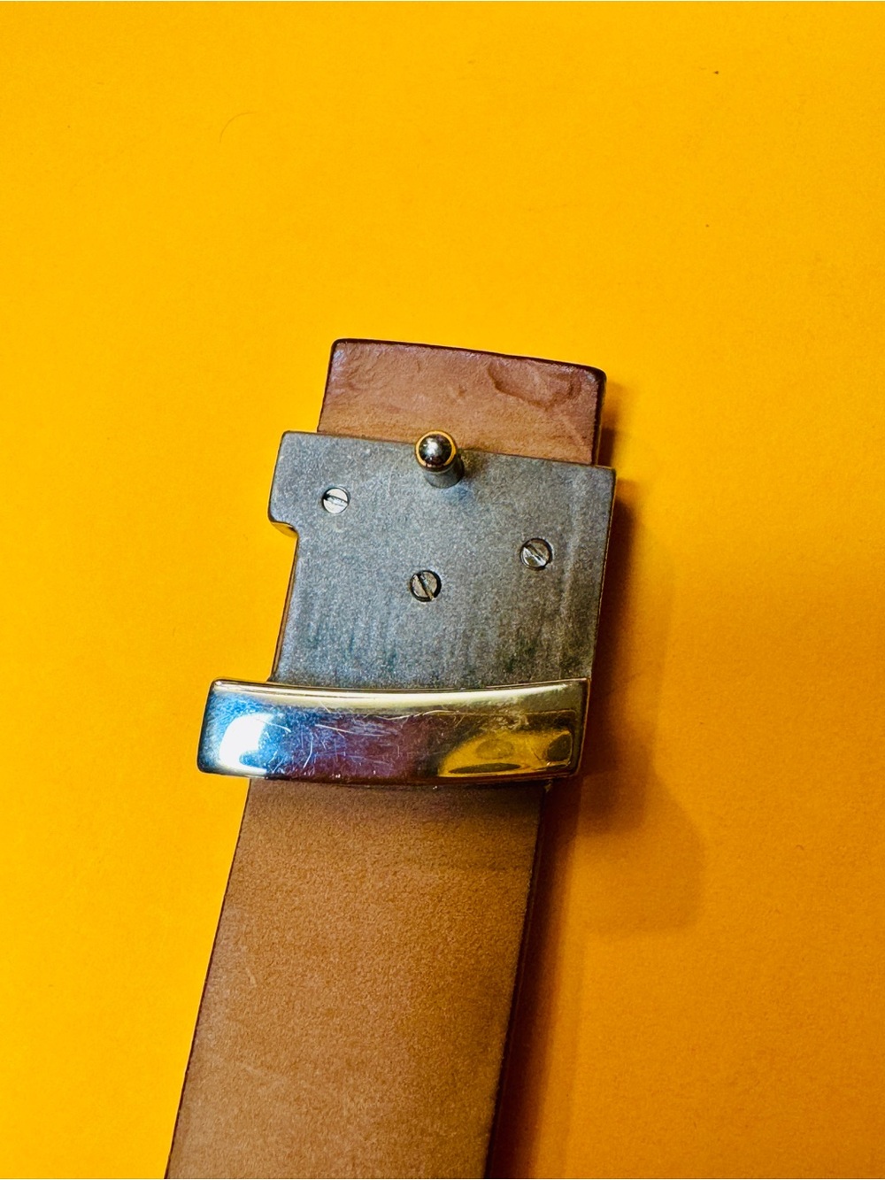 Louis Vuitton Tan Belt with Silver Buckle - Picture 10 of 15
